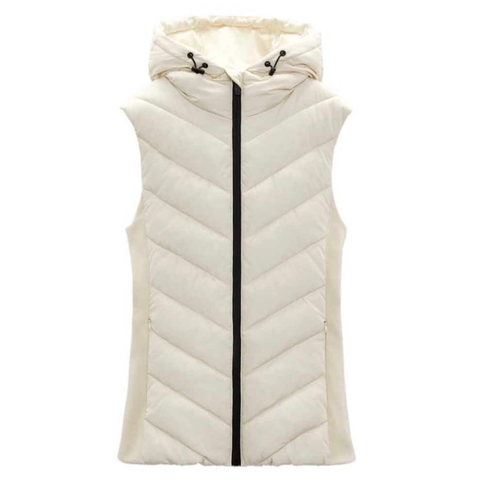 Zara Fitted Puffer Vest - new with tags